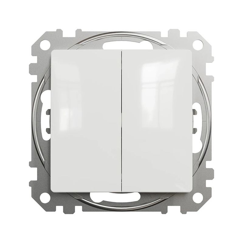 Pārslēgi Schneider Sedna Design. 2 kl. balta