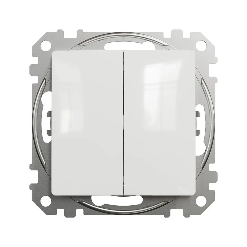 Pārslēgi Schneider Electric Sedna Design, 2 kl, balta