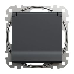 Kontaktdakša SCHNEIDER SEDNA DESIGN, antracīta krāsa, IP44