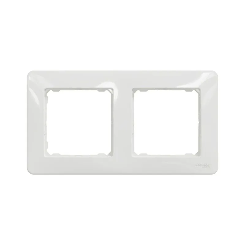 Rāmis 2PL Schneider Electric Sedna Design, balta