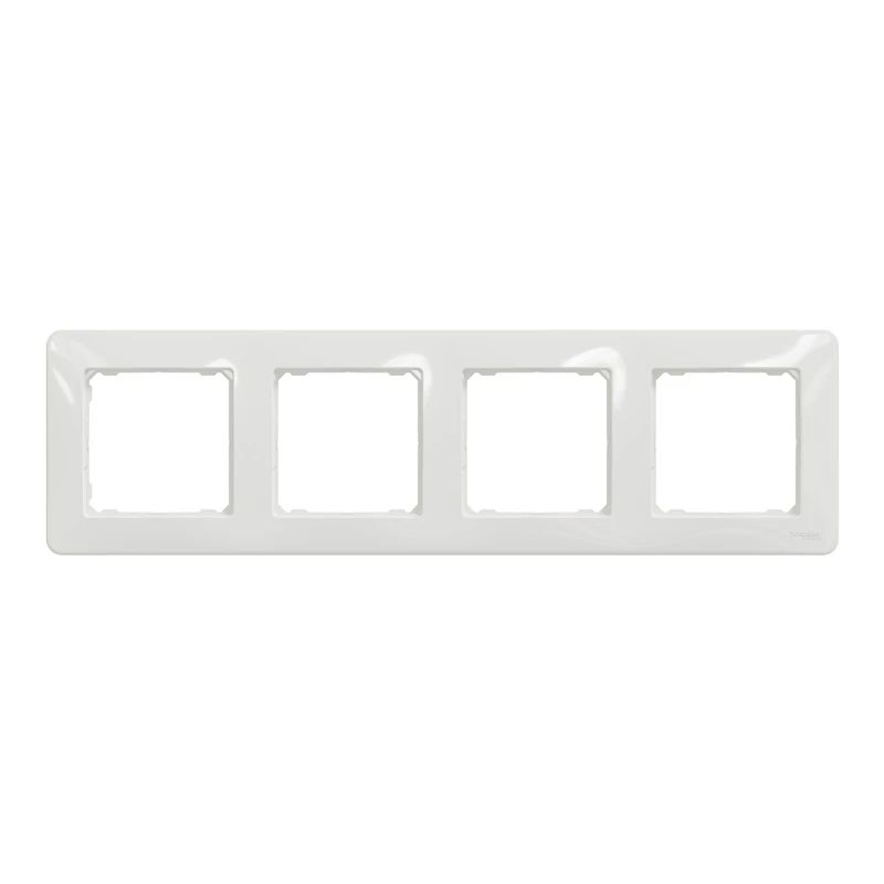 Rāmis 4PL Schneider Sedna Design. balta