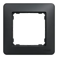 Ühe koha raamid Schneider Electric Sedna Design, antratsiit v.