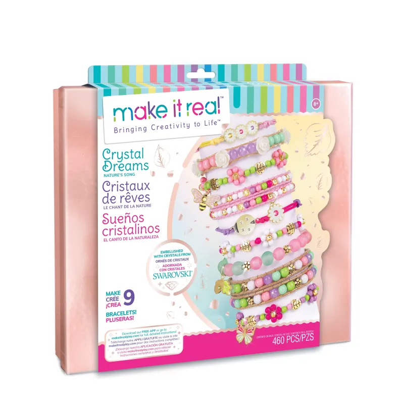 MAKE IT REAL Aproces komplekts ar Swarovski kristāliem Nature