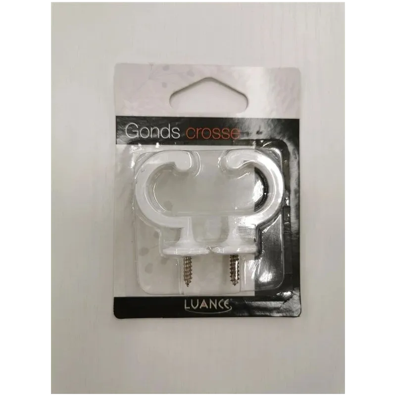 Āķis aizkaru auklai Luance 5908101, balta krās., 2 gab.