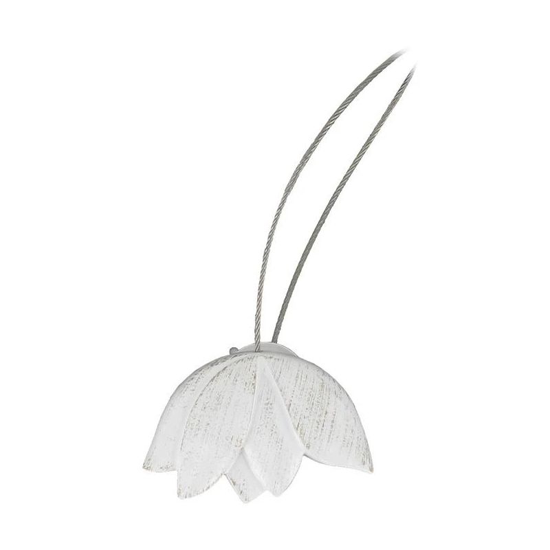 Aizkari turētājs ar magnētu Tulipe, balts