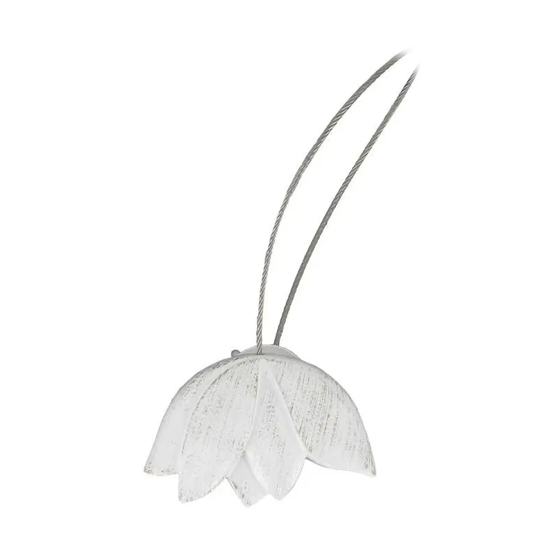 Užuolaidų laikiklis Tulipe, balta sp.