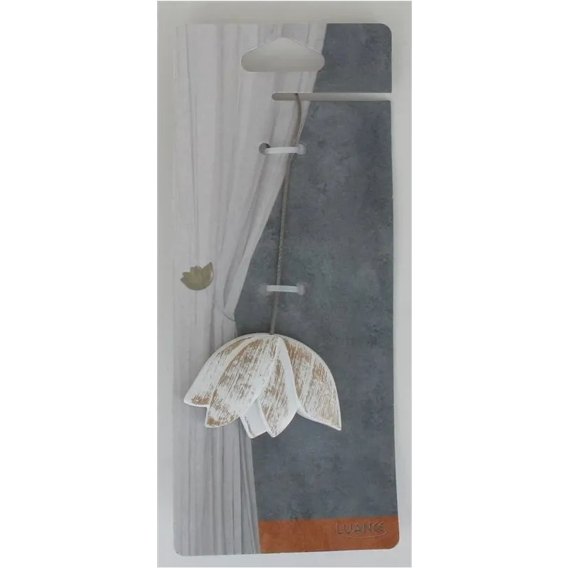 Užuolaidų laikiklis Tulipe, balta sp.