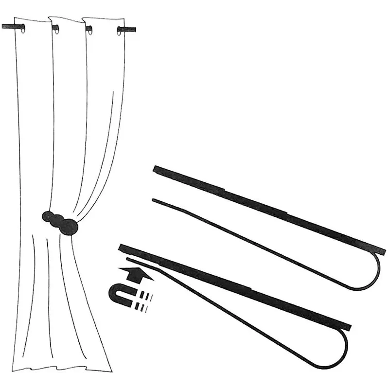 Aizkaru turētājs Stockholm, zelta krās., 2 gab.