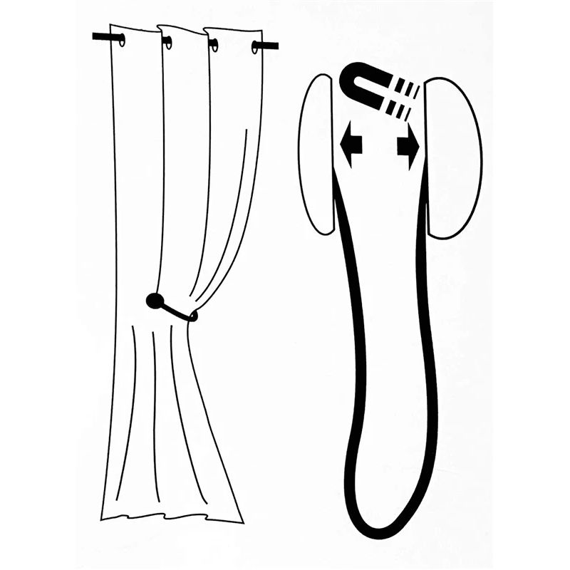 Aizkars turētājs ar magnētu Otava, pelēks