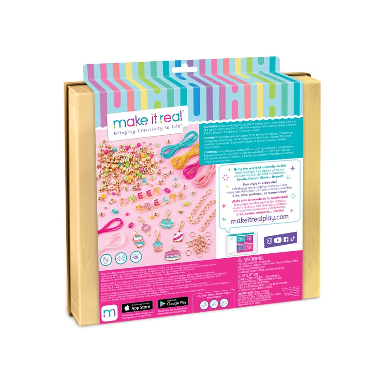 MAKE IT REAL DIY Rokassprādžu komplekts Saldie gardumi