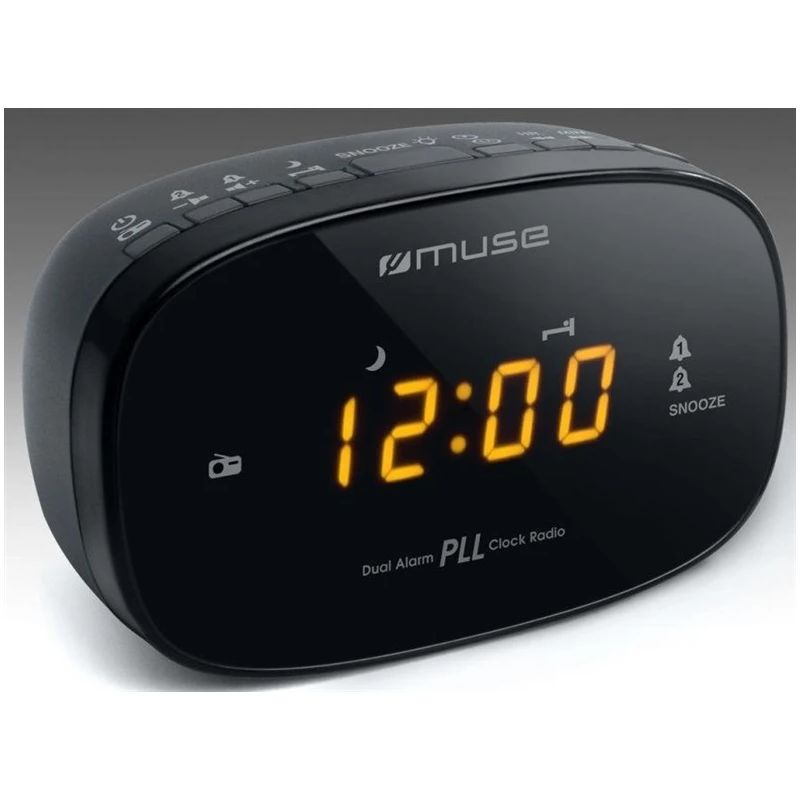 Radio modinātājs Muse M-150CR. melna