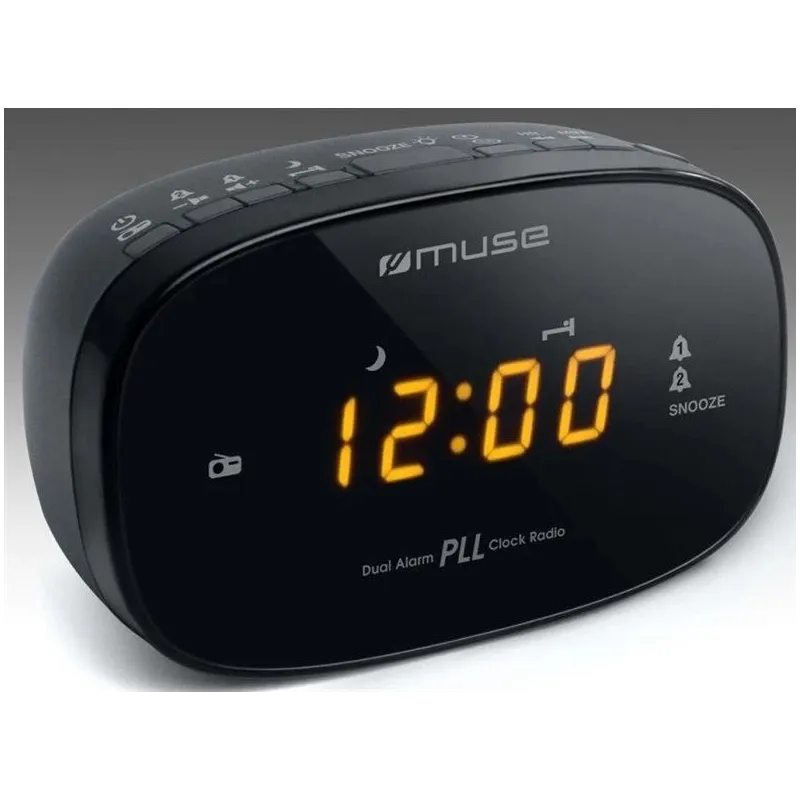 Radio clock radio muse m-150cr