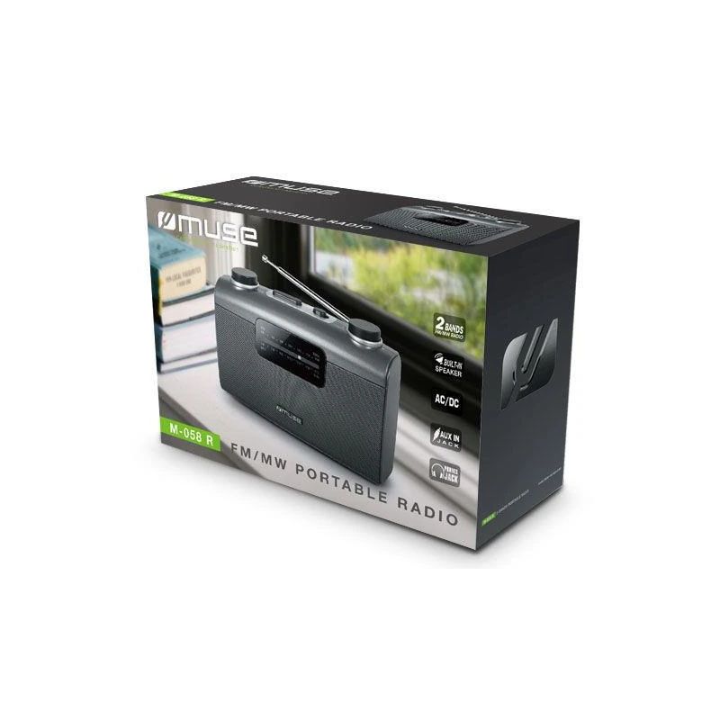 Radio uztvērējs m-058 r muse melns