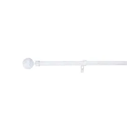 Карниз Luance, 120 - 210 см, DIA 19 мм, белый цв.