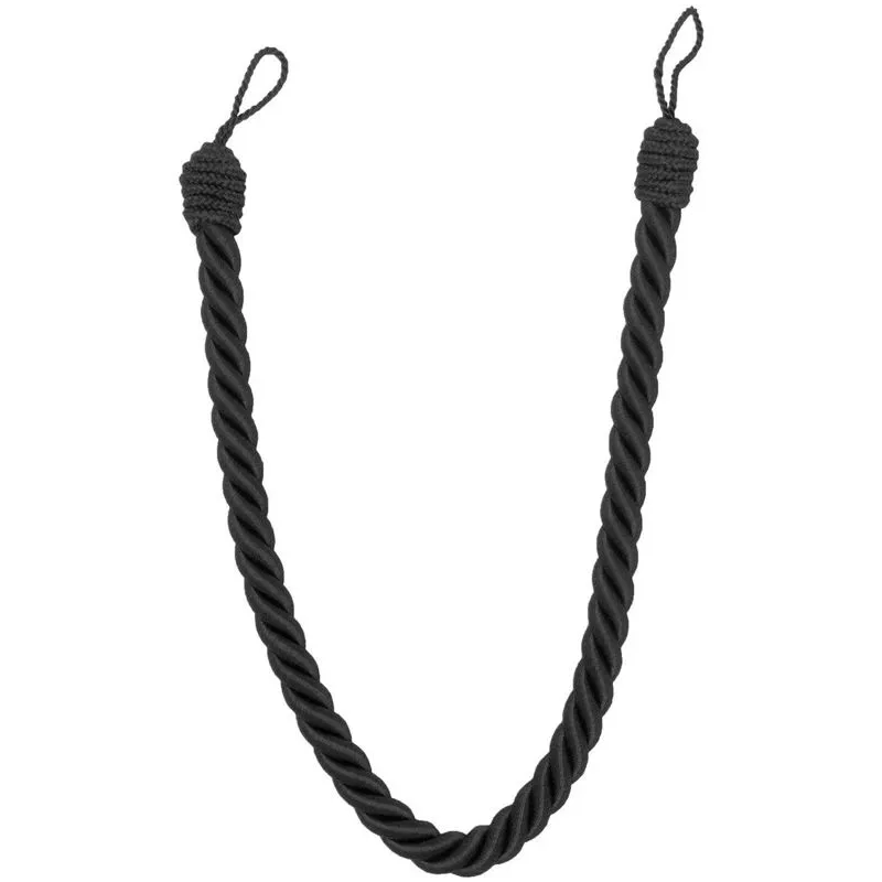 Užuolaidų virvelė Luance COT, 1.6 cm, antracito sp.