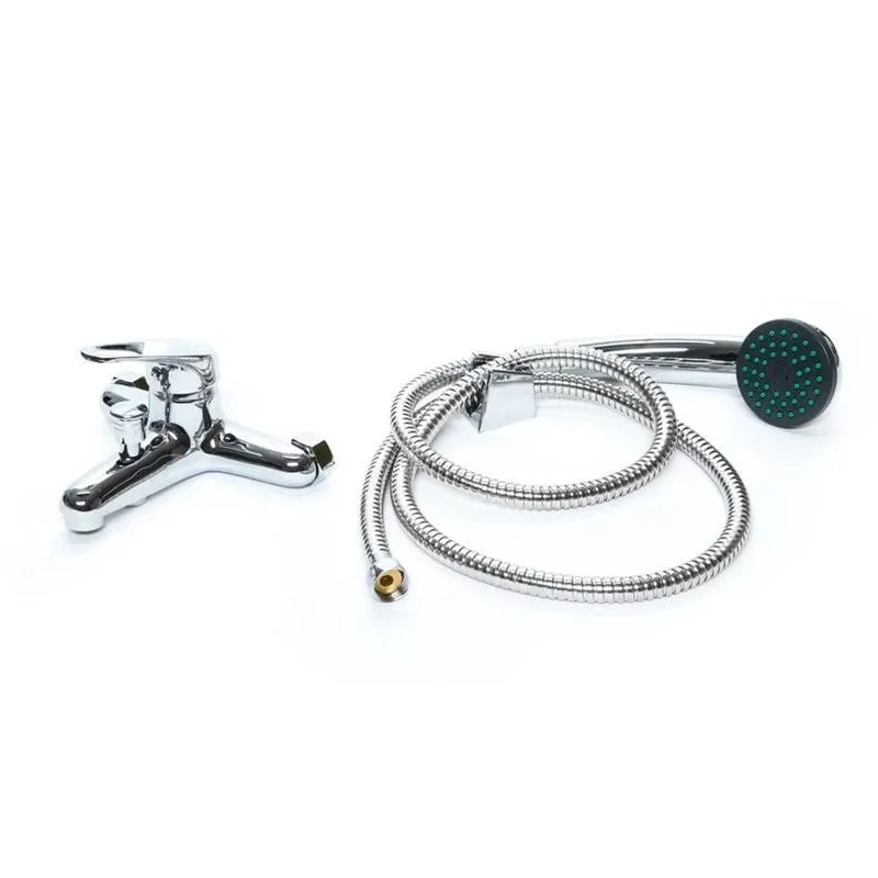 Vannas maisītājs ar dušas komplektu Thema Lux Wanda L-1104, sudraba krās.-hroma krās.