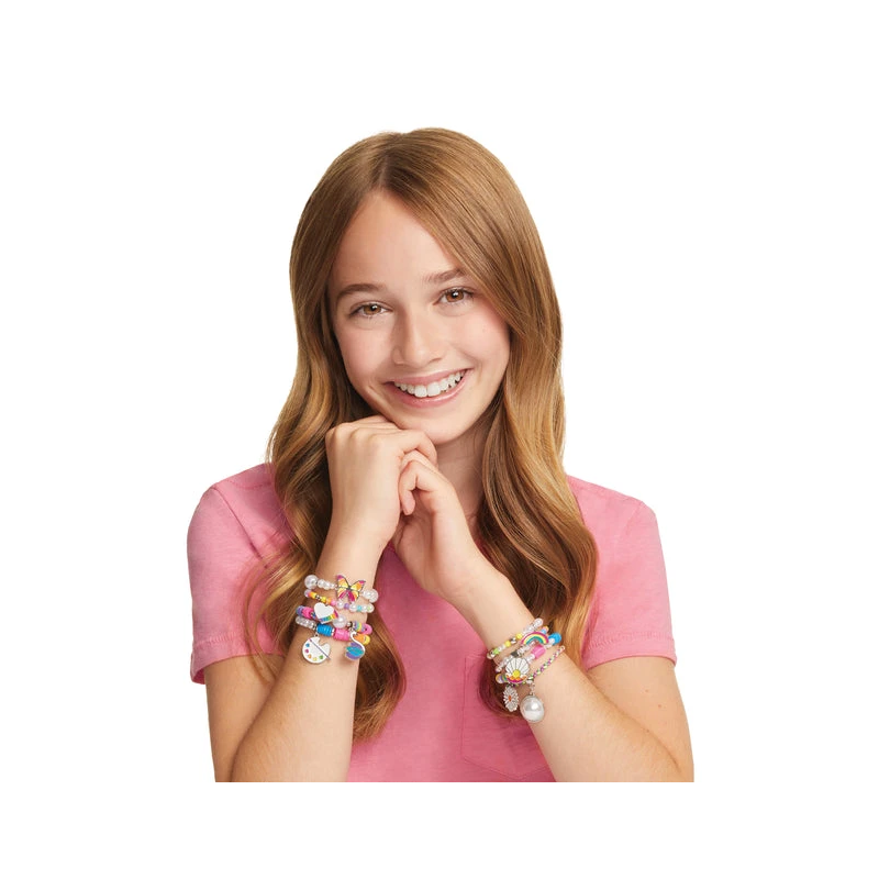 MAKE IT REAL DIY Rotaslietu komplekts Varavīksnes un pērles