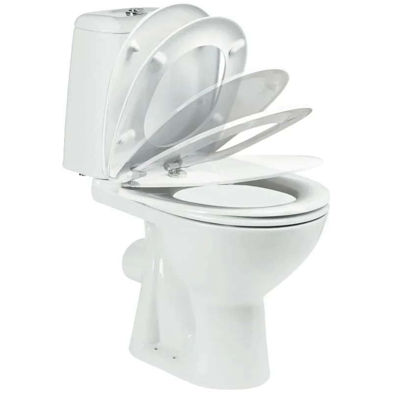 WC-pott, põrandapealne Vidima Korona W908001, kaanega, 350 mm x 610 mm