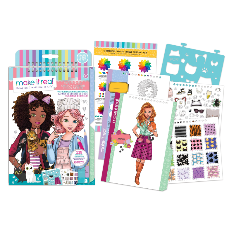 MAKE IT REAL Skiču burtnīca "Pretty Kitty"