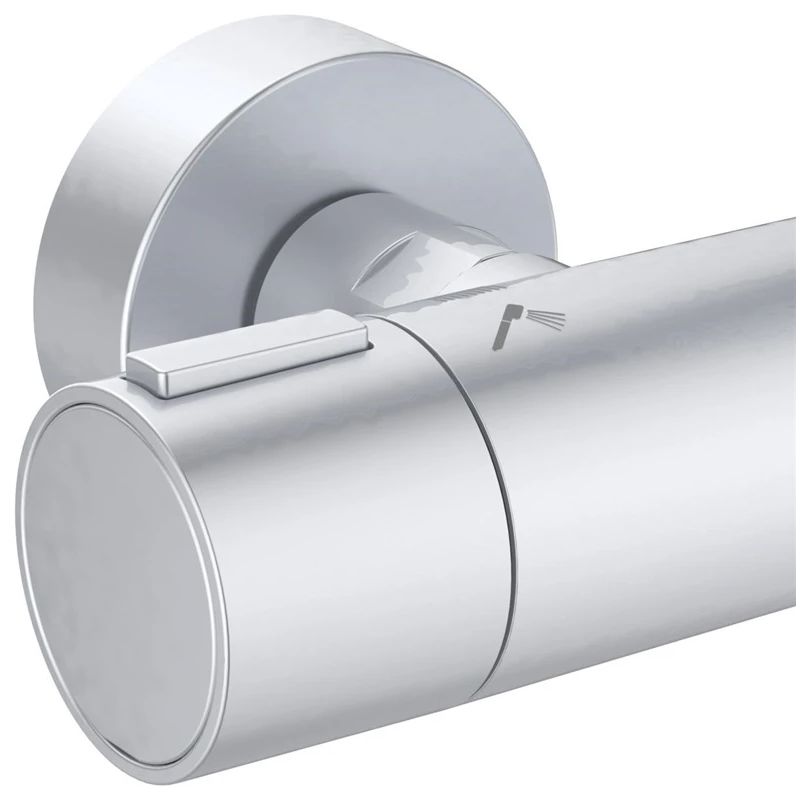 Termostats dušas komplekts alu+ sudraba matēts