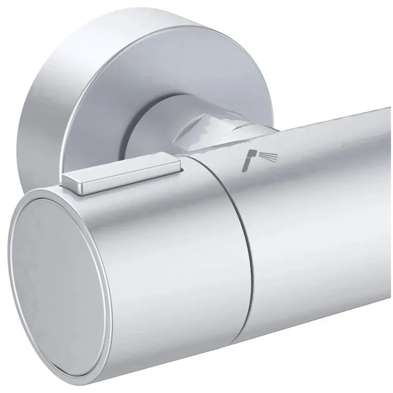 Dušas komplekts ar termostata jaucējkrānu Ideal Standard Alu+ Silver Matt, sudraba