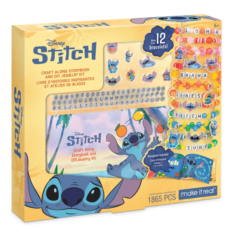 DISNEY STITCH DIY Rotaslietu komplekts ar stāstu grāmatu