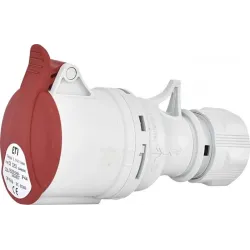 Штепсельное соединение ETI 004482005, белый цв.-красный цв.