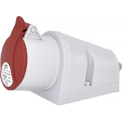 Штепсельное соединение ETI 004482036, белый цв.-красный цв.