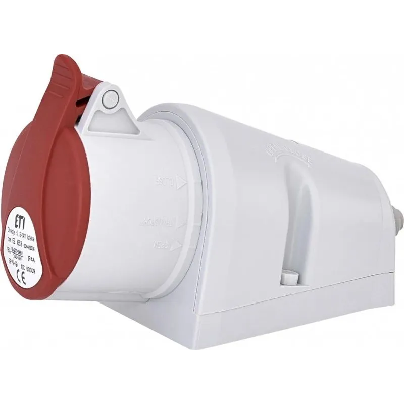 Kontaktdakšiņu savienotājs ETI 004482036, balta krās.-sarkana krās.