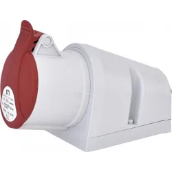 Pistikupesa ETI 004482039, valge v.-punane v.