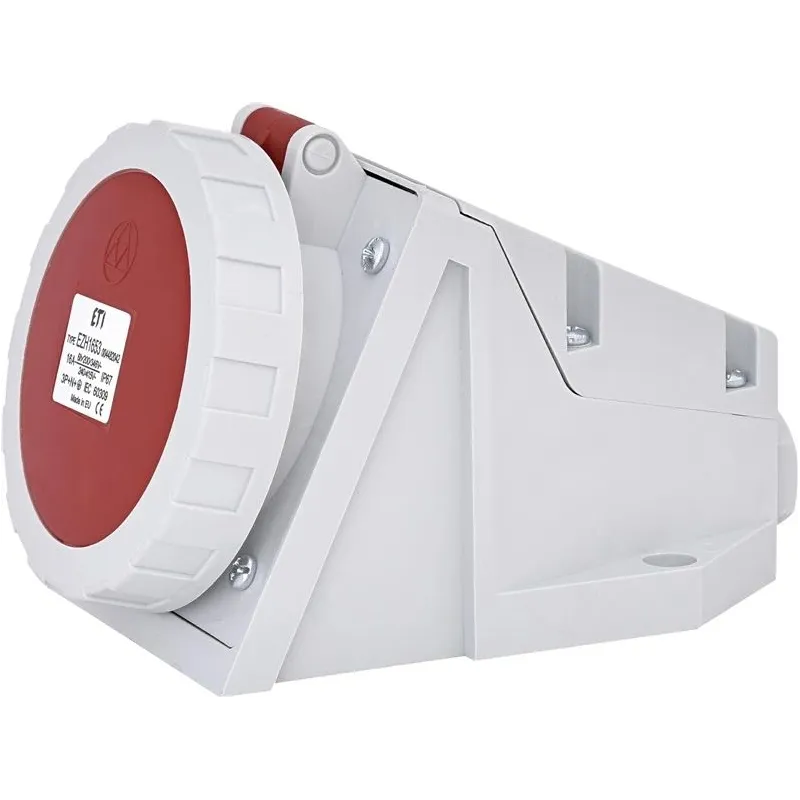 Ligzda ETI 004482042, balta-sarkana