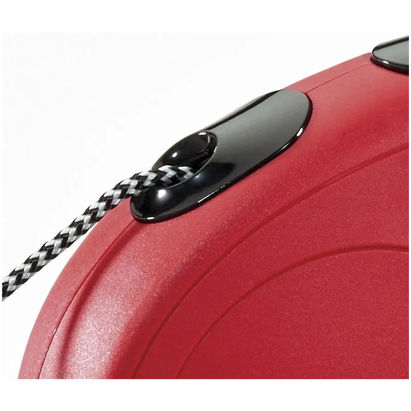 Automātiskā pavada Flexi New Classic, sarkana krās., M 5m