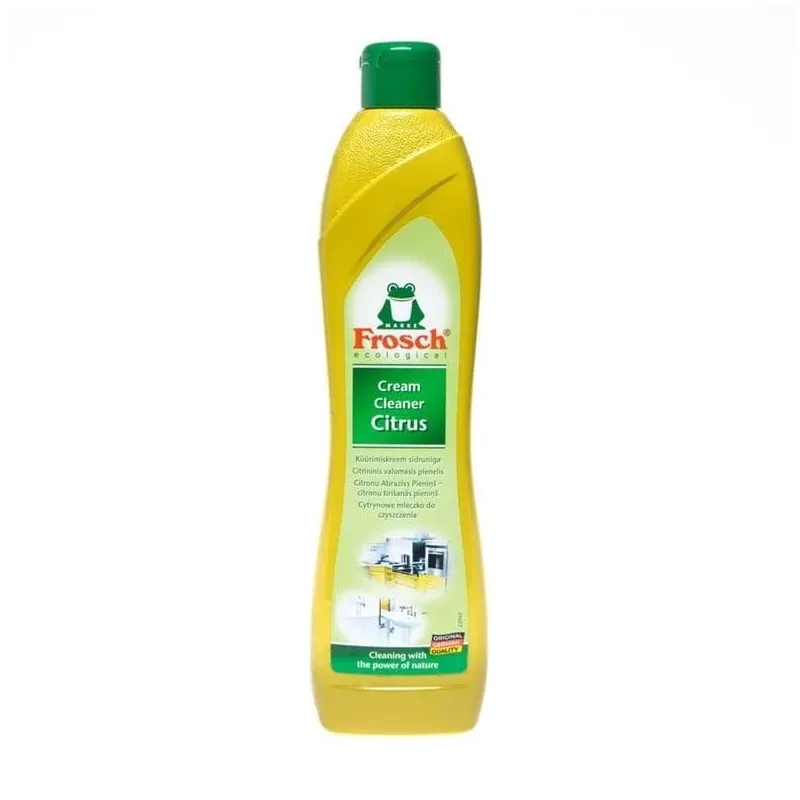 Spodrināšanas pieniņš Frosch Citrus, akmens virsmām-metāla virsmām-plastmasas, 0.5 l
