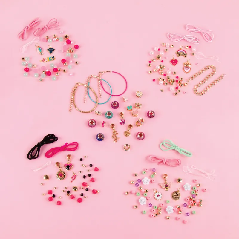 MAKE IT REAL „Juicy Couture“ papuošalų gaminimo rinkinys-siurprizas