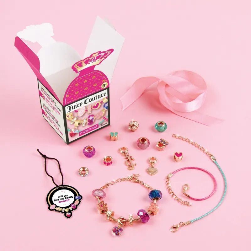 MAKE IT REAL „Juicy Couture“ papuošalų gaminimo rinkinys-siurprizas