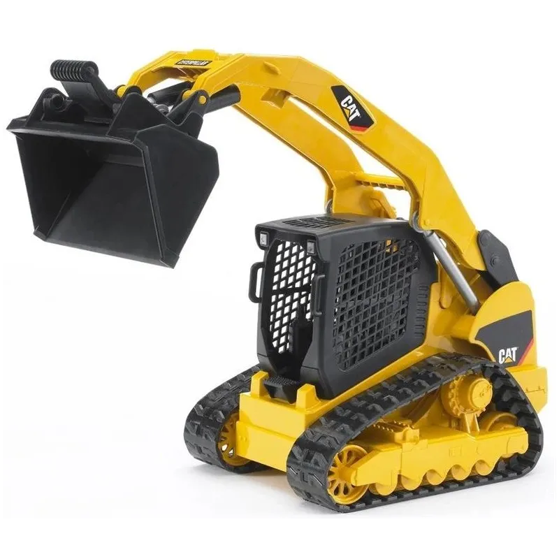 Игрушечный трактор Bruder Cat Multi Terrain Loader 02136, 1:16, черный цв.-желтый цв.