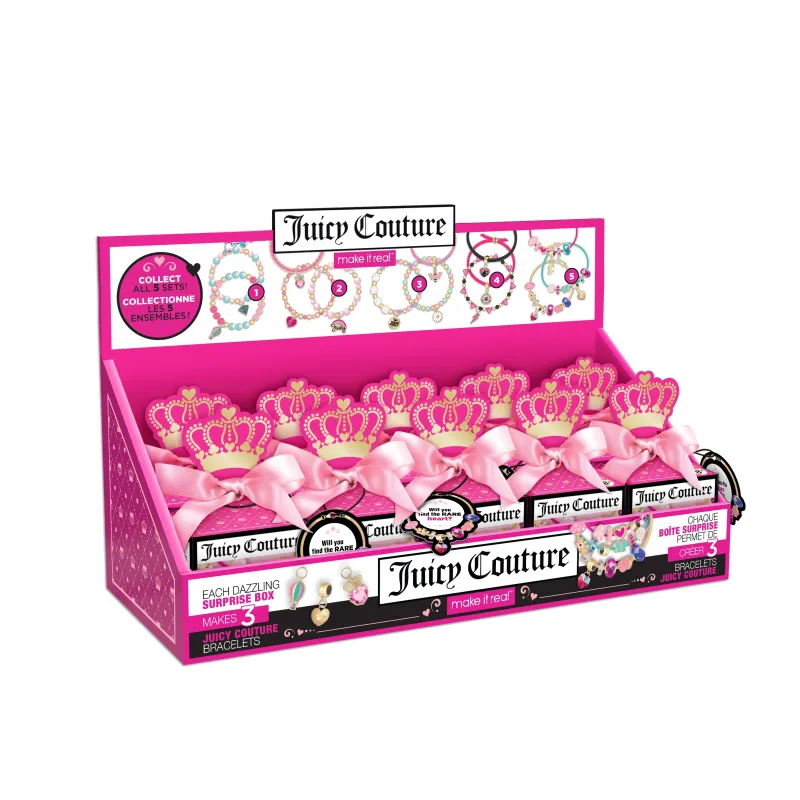 MAKE IT REAL „Juicy Couture“ papuošalų gaminimo rinkinys-siurprizas