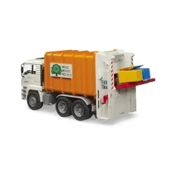 Mänguasja prügiauto Bruder GARBAGE TRUCK 4080202-2696, 1:16, mitmevärviline