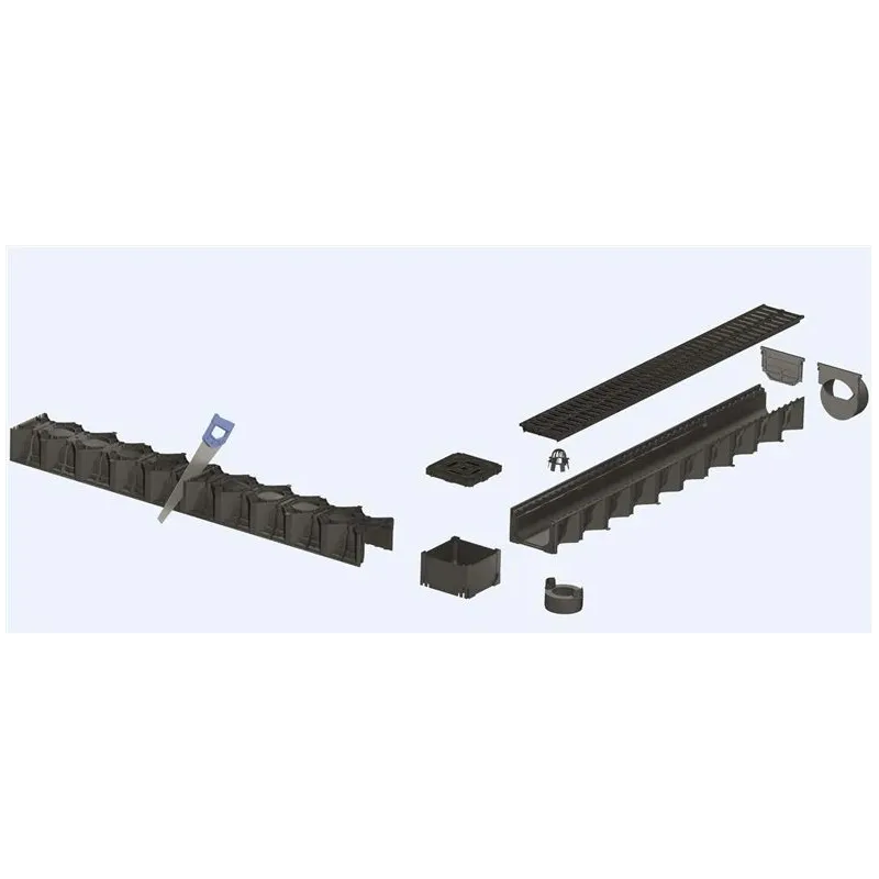 Drenāžas kanāls HexaLine Aco, A15, 100 cm x 12.9 cm x 8.2 cm