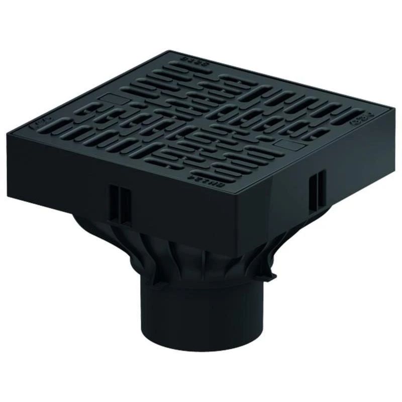 Traps Aco DN 100 Self XtraPoint 25x25 cm B 125. plastmasa