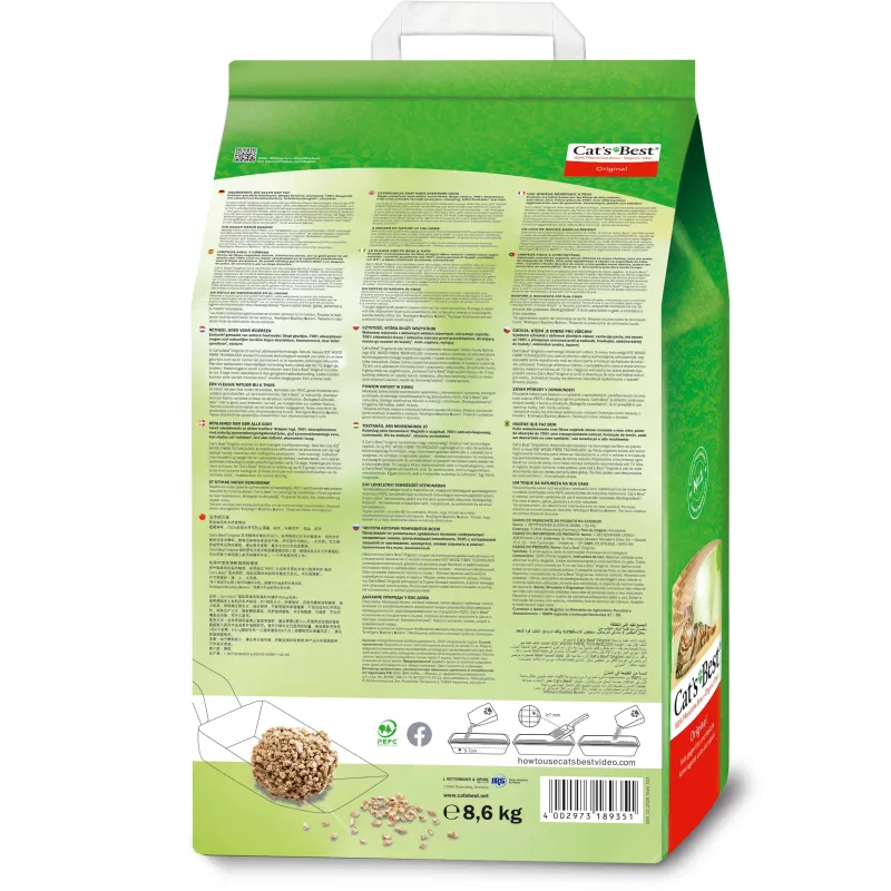 Cats litter best original 20l-8.6kg
