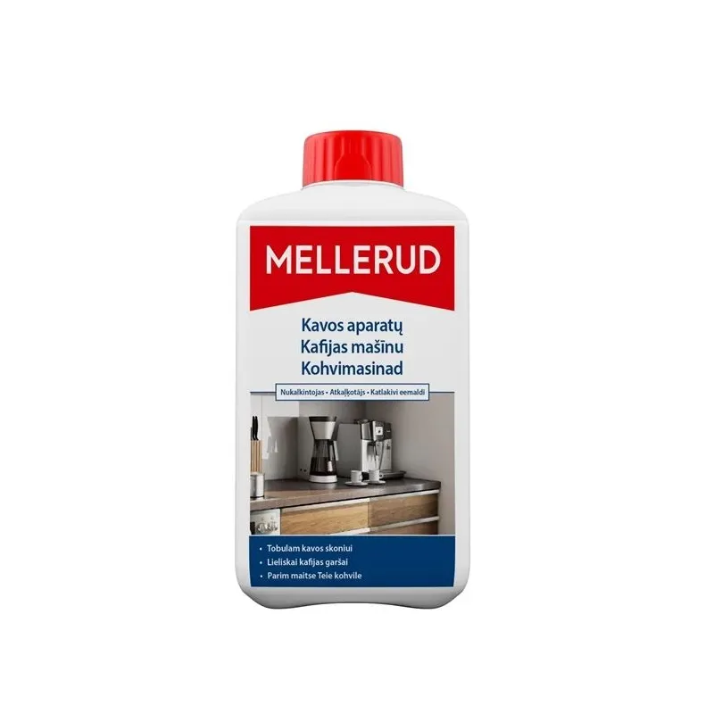 Atkaļķošanas līdzeklis, kafijas aparātiem Mellerud, 1 l
