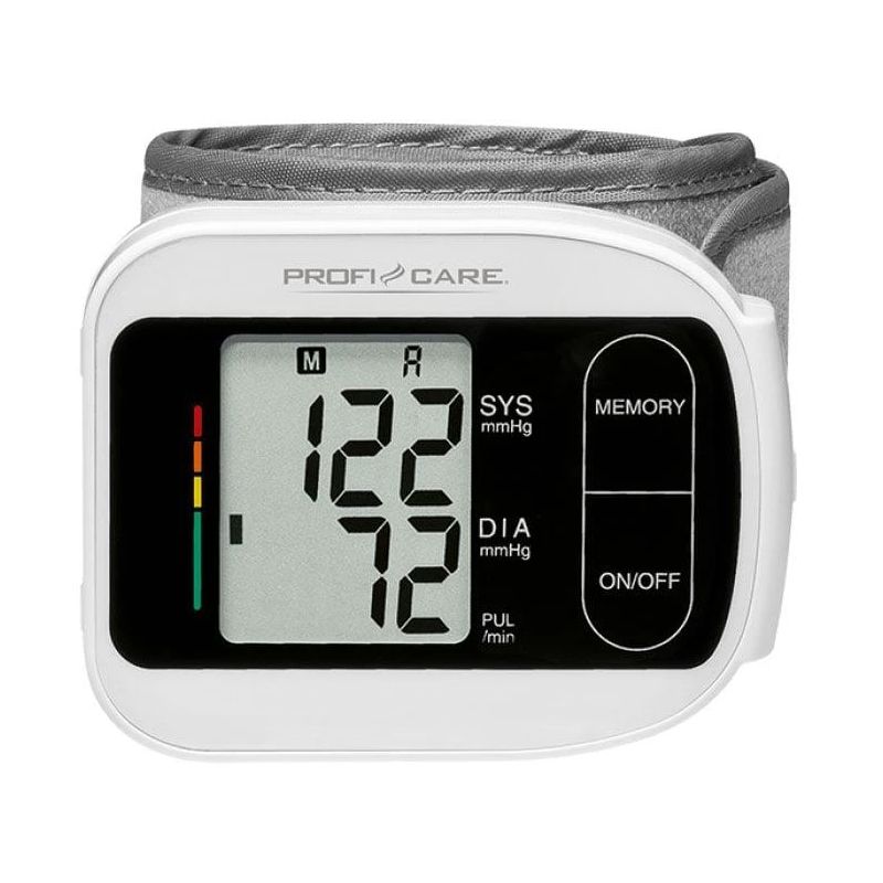 Vererõhuaparaat randmele ProfiCare PC-BMG 3018, valge v.-must v.-hall v.