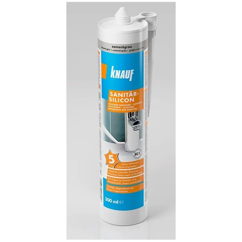 Silikons Knauf 586055, 300 ml, cementa krās.