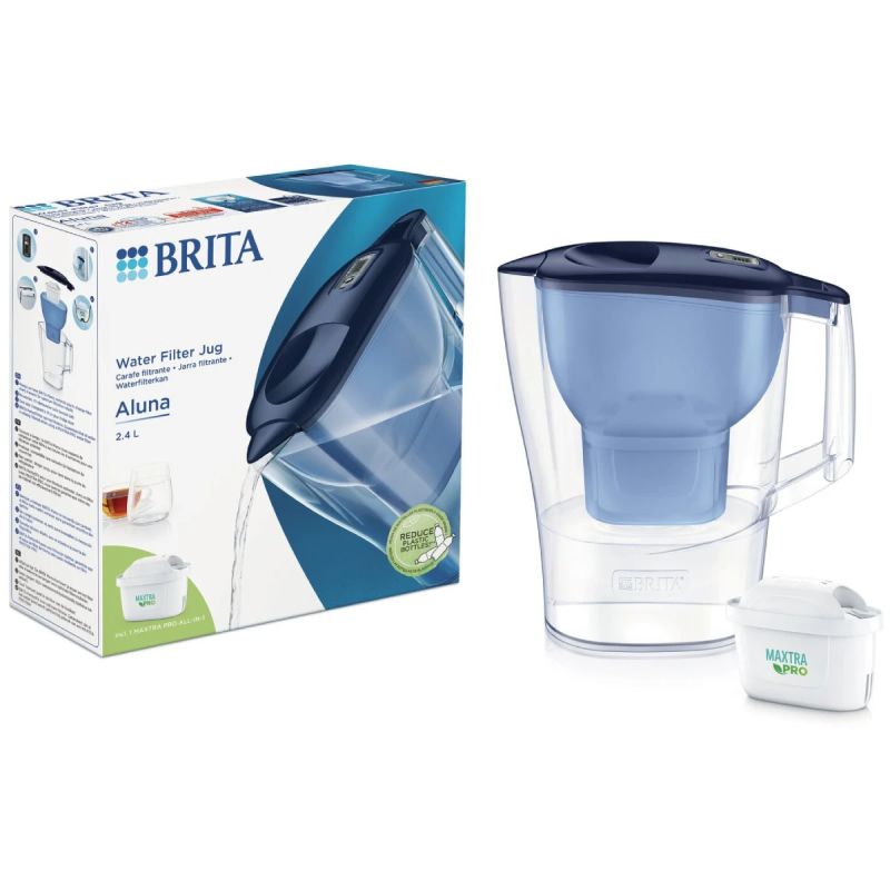 Ūdens filtra krūze Brita ALUNA. 2.4 l. zila
