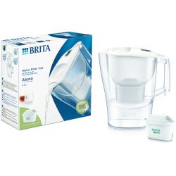 Ūdens filtra krūze Brita ALUNA. 2.4 l. balta