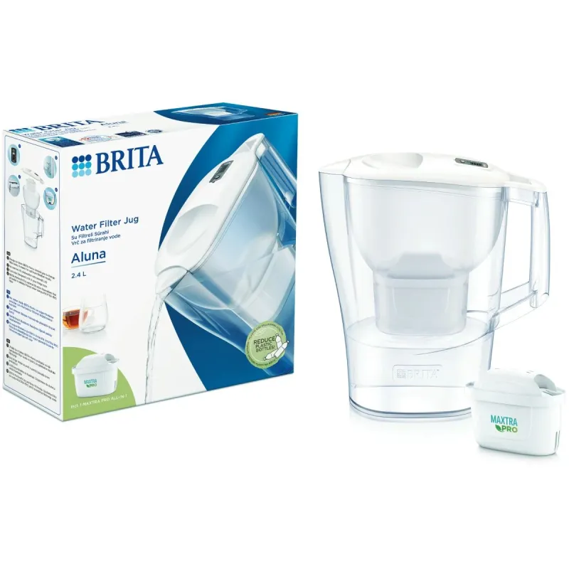 Vandens filtravimo indas Brita ALUNA, 2.4 l, balta sp.