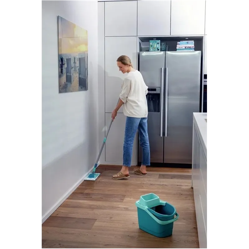 Grīdas tīrīšanas komplekts Leifheit Power Clean, gaiši zila krās., 6 l