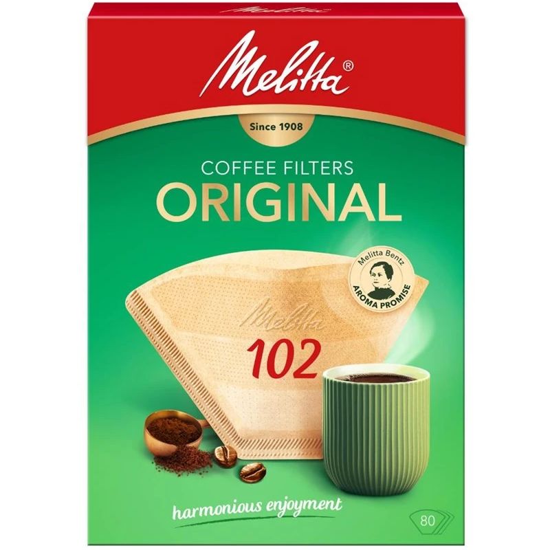 Kafijas automāta filtrs Melitta Original 102-80. 80 gab.