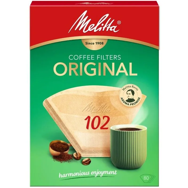 Kafijas automāta filtrs Melitta Original 102-80, 80 gab.